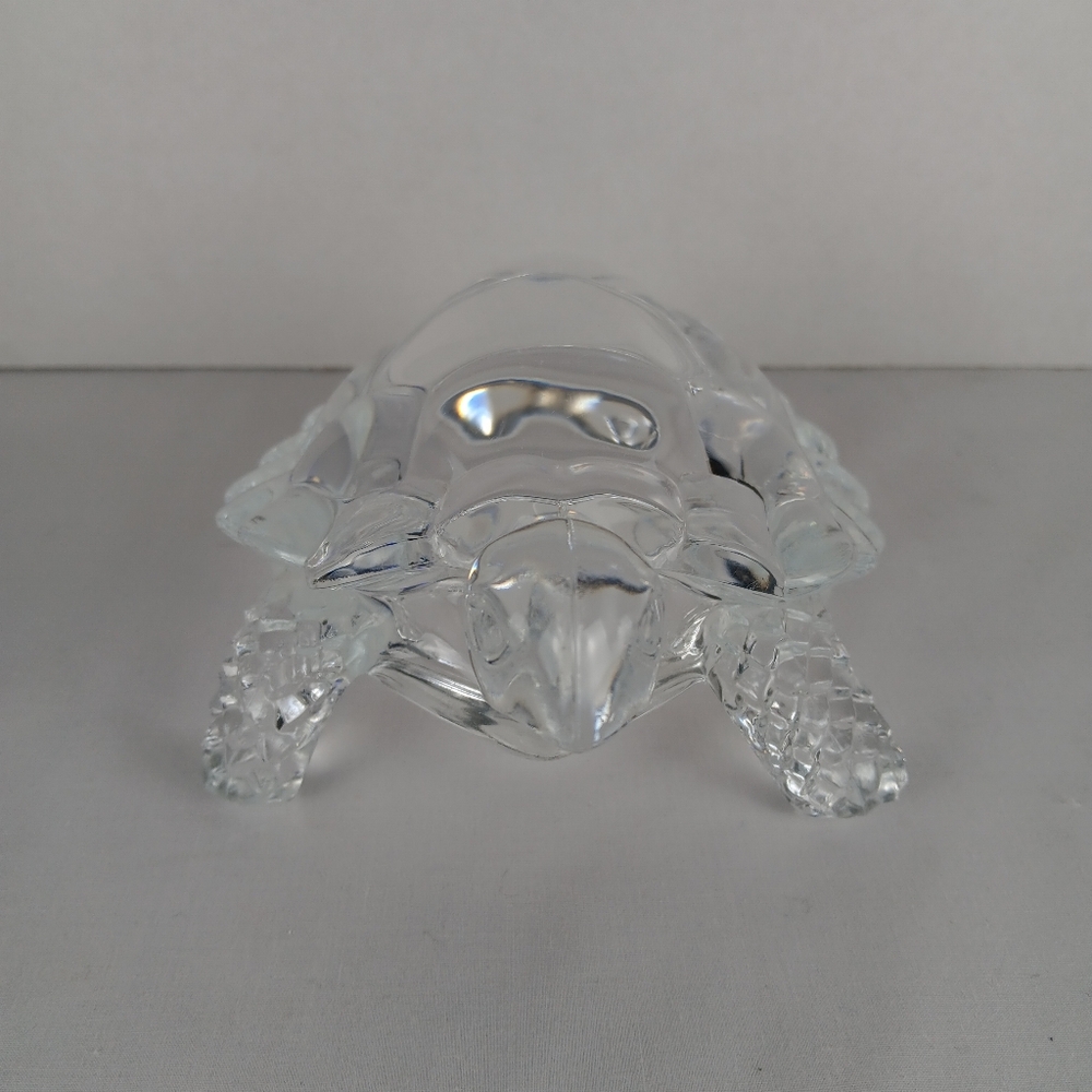 Crystal Turtle Pressed Glass - Picture 2 of 10
